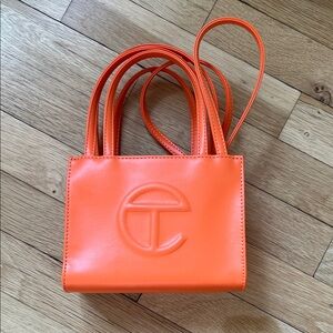 Telfar Bright Orange Mini Bag